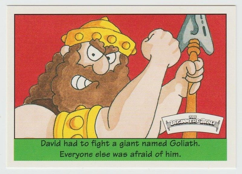 1995 Beginner\'s Bible #33 David had to fight a giant