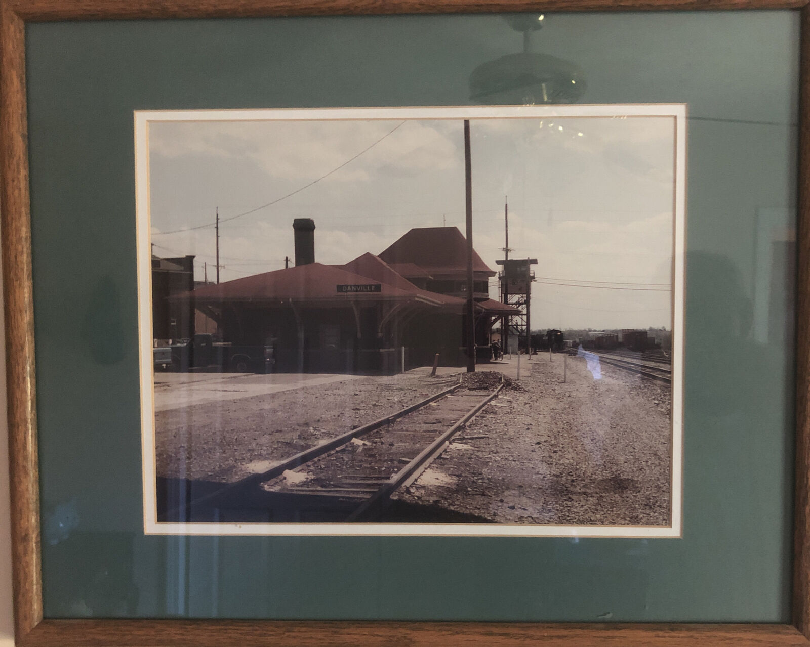 1995 Southern Railroad (Norfolk Southern) Danville, Kentucky Depot Framed Photo