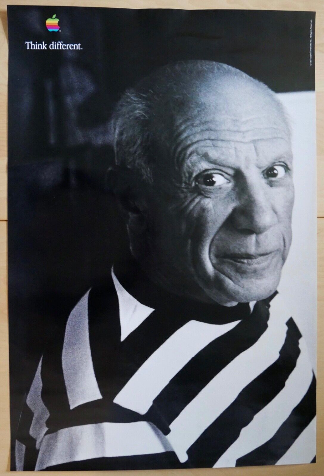Vintage Apple Think Different Poster  - Picasso 24x36\