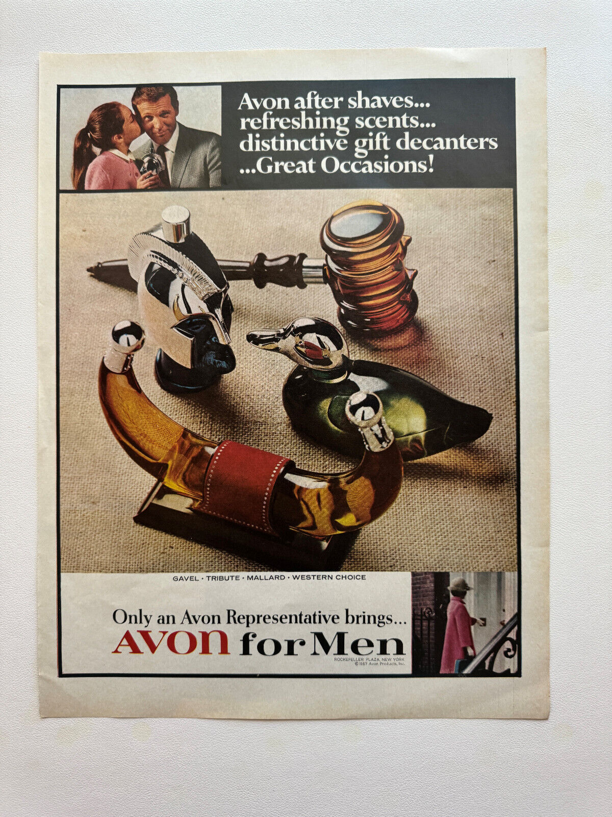 1967 Avon For Men Aftershave Scents, Bekins Moving And Storage Vintage Print Ads