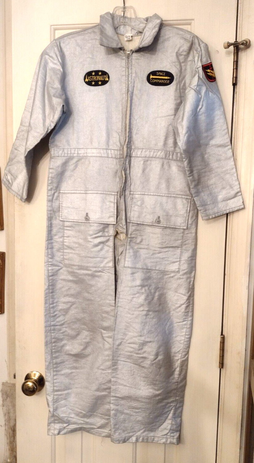 Vintage Astronaut Space Commander Child Size Costume/100% Cotton