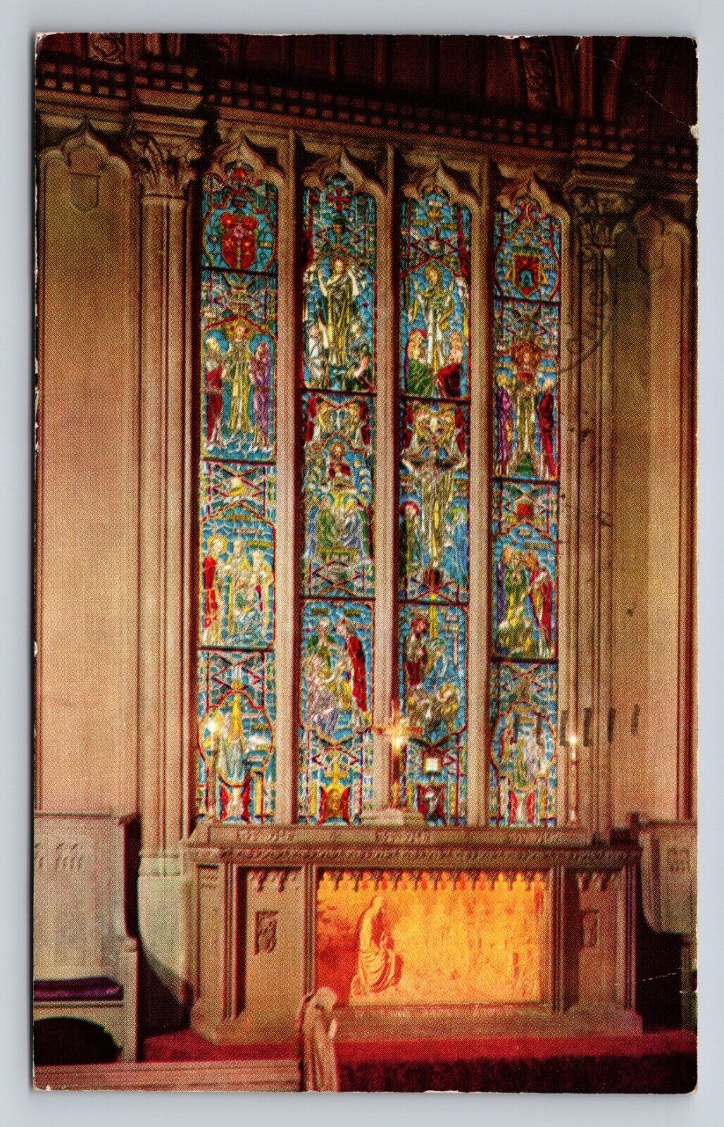 The Chicago Temple World\'s Tallest Church Illinois Vintage Posted 1949 Postcard