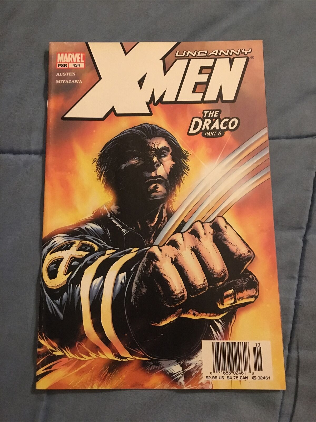 Uncanny X-Men #434 Newsstand RARE Wolverine Cover Marvel Comics 2004