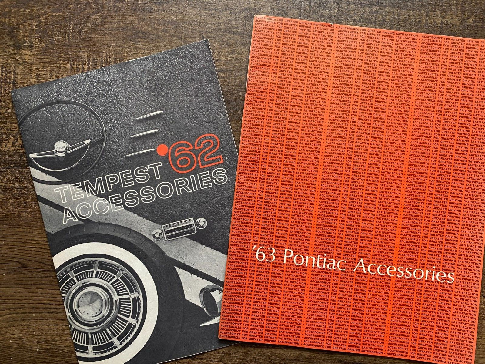 1963 Pontiac Accessories Catalog & Tempest \'62 Accessories Catalog