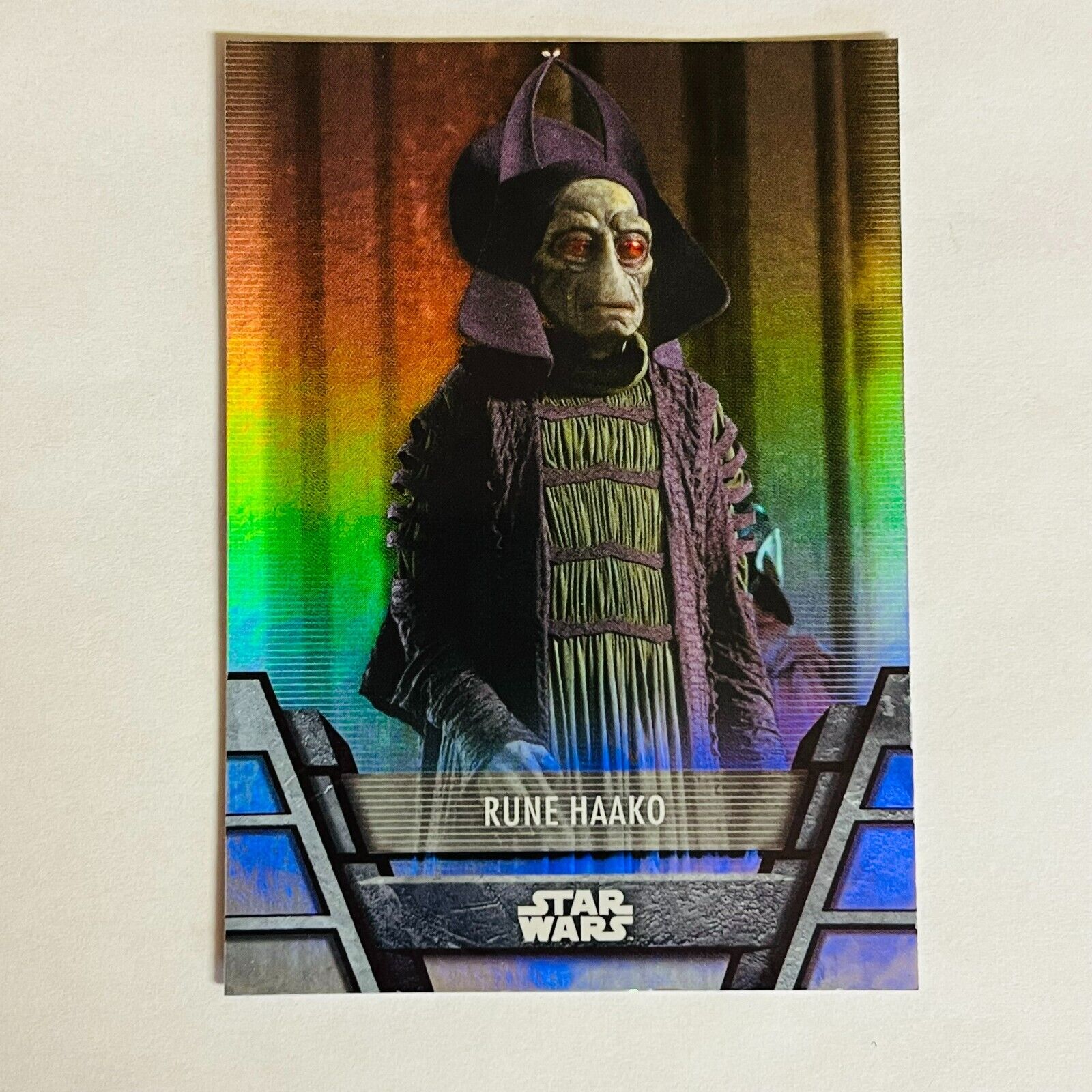 2020 Topps Star Wars Holocron Foil Base Card Sep-2 Rune Haako