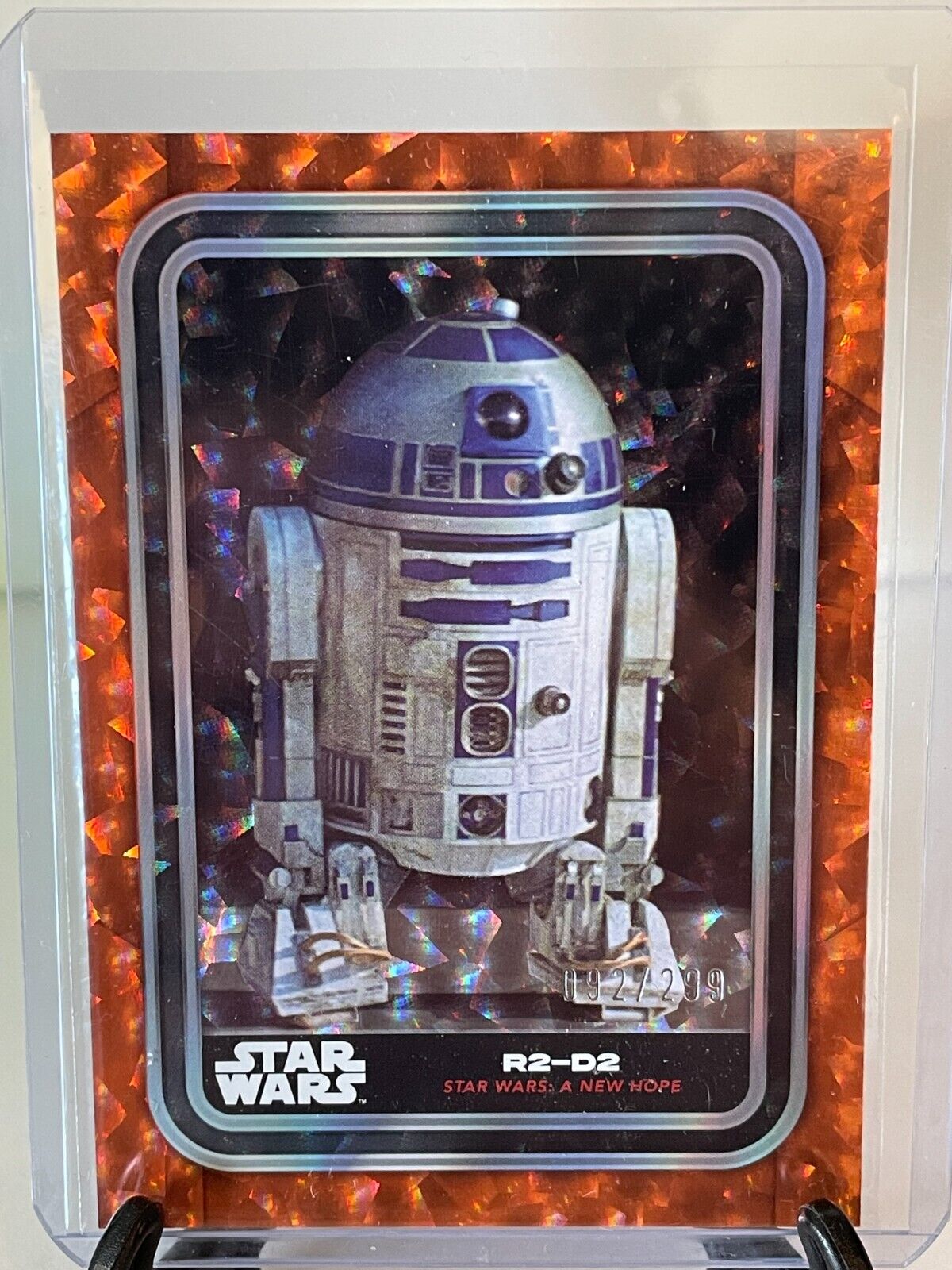 2023 Topps Star Wars Flagship #95 R2-D2 Orange Foil 192/299