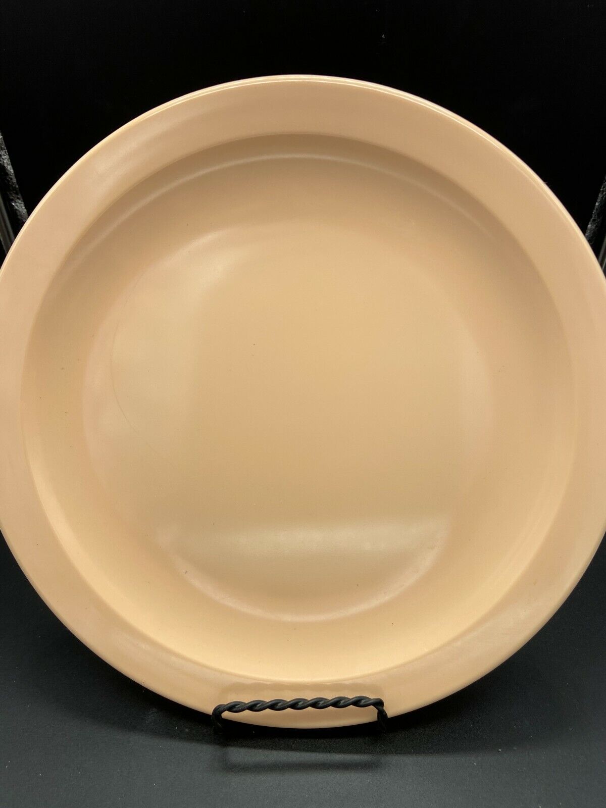 6 Texas Ware Dinner Plates #139 Peach EUC 10 1/4\
