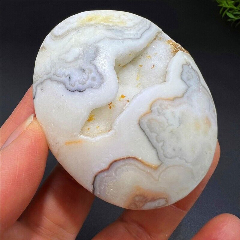 105g Natural rare geode stone handle piece Crystal Mineral