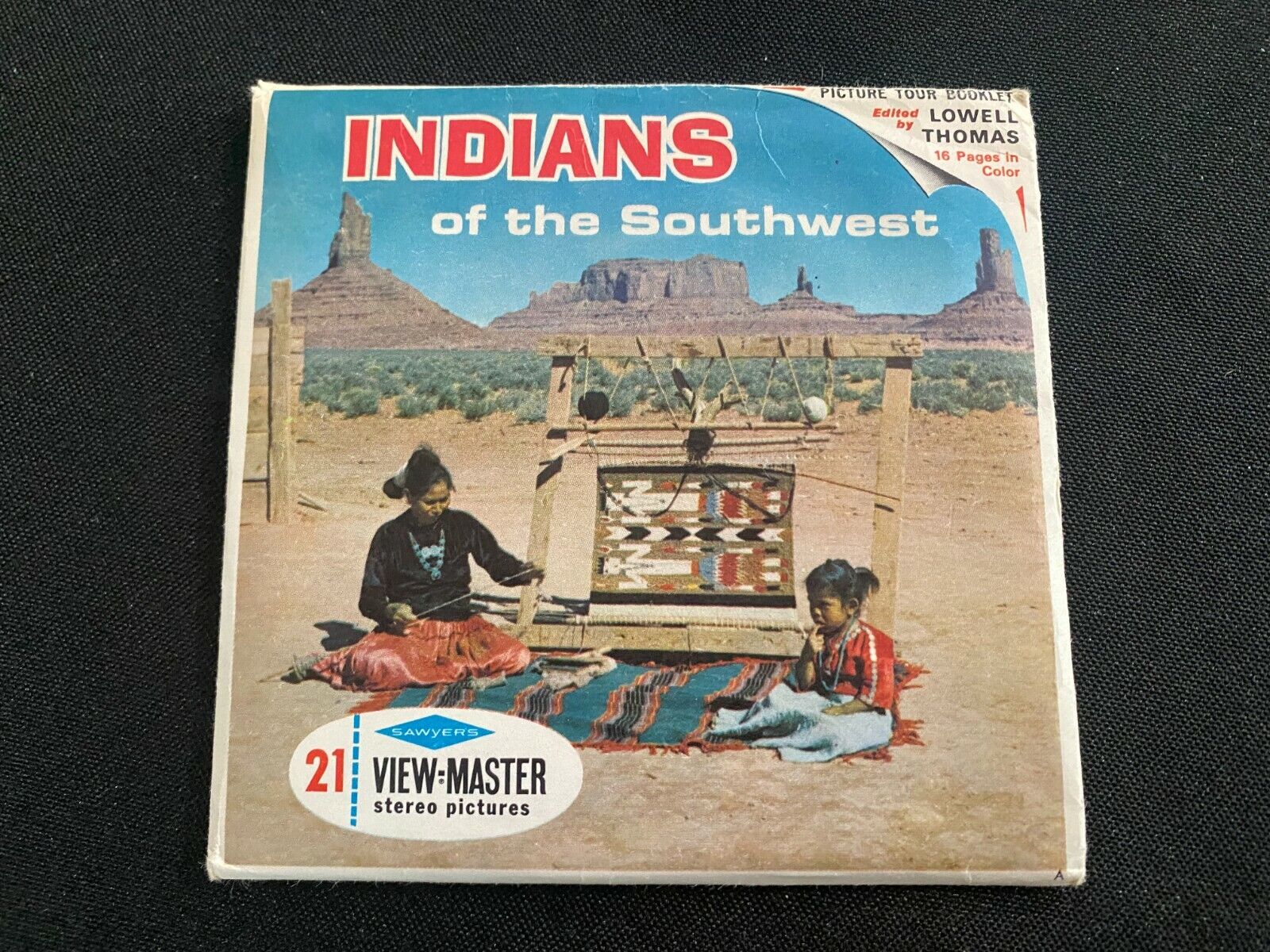 Sawyer\'s View-Master #B721 INDIANS OF THE SOUTHWEST Circa 1962 Pressing