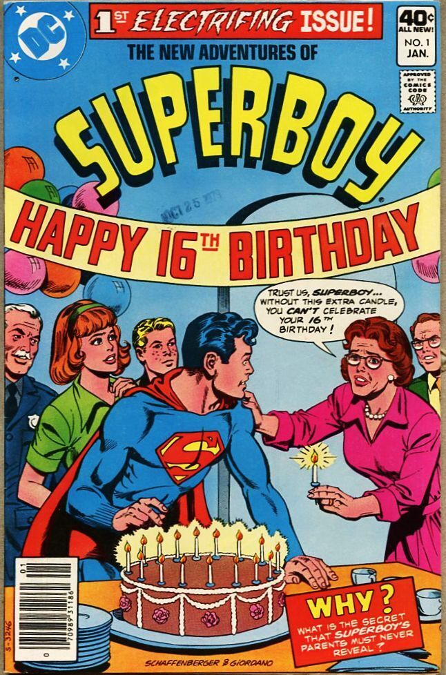 New Adventures Of Superboy #1-1980 nm- 9.2 Kurt Schaffenberger Cary Bates 