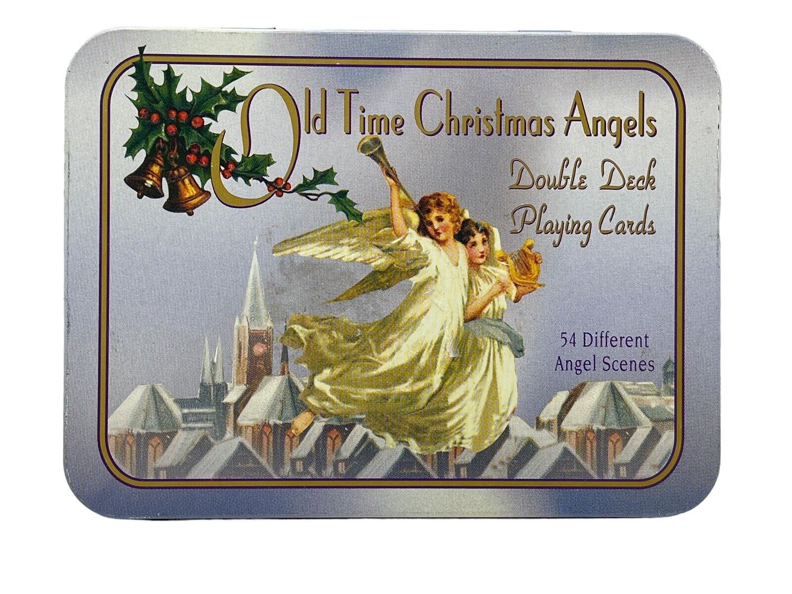 New Sealed 1996 U.S. Games Systems Christmas Angels Double Deck Playing Cards