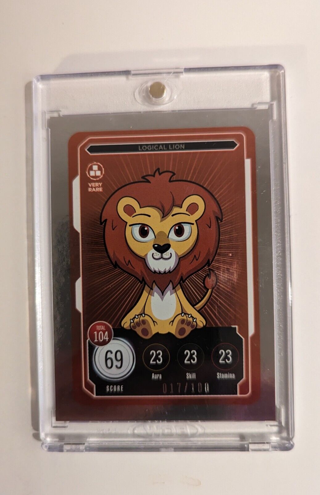 VERY RARE LOGICAL LION 17/100 Trading Card Compete Collect Zerocool GARY VEE