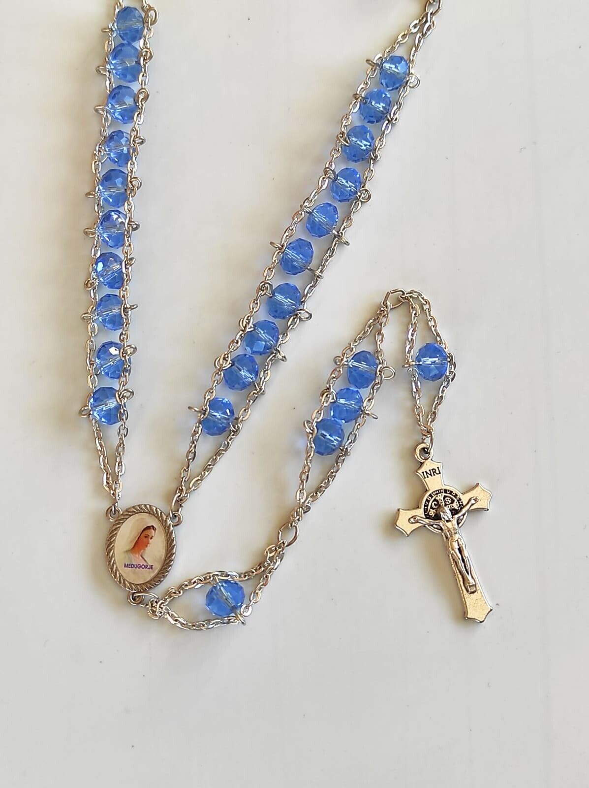 Ladder To Heaven ROSARY CRYSTAL ST Benedict Gift