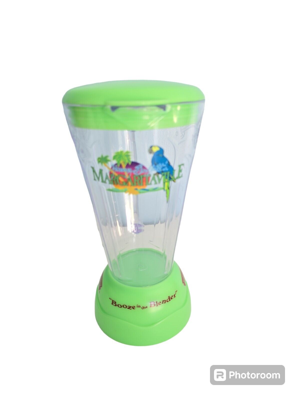 Margaritaville Jimmy Buffet Booze In the Blender Plastic Cup with Lid No Straw