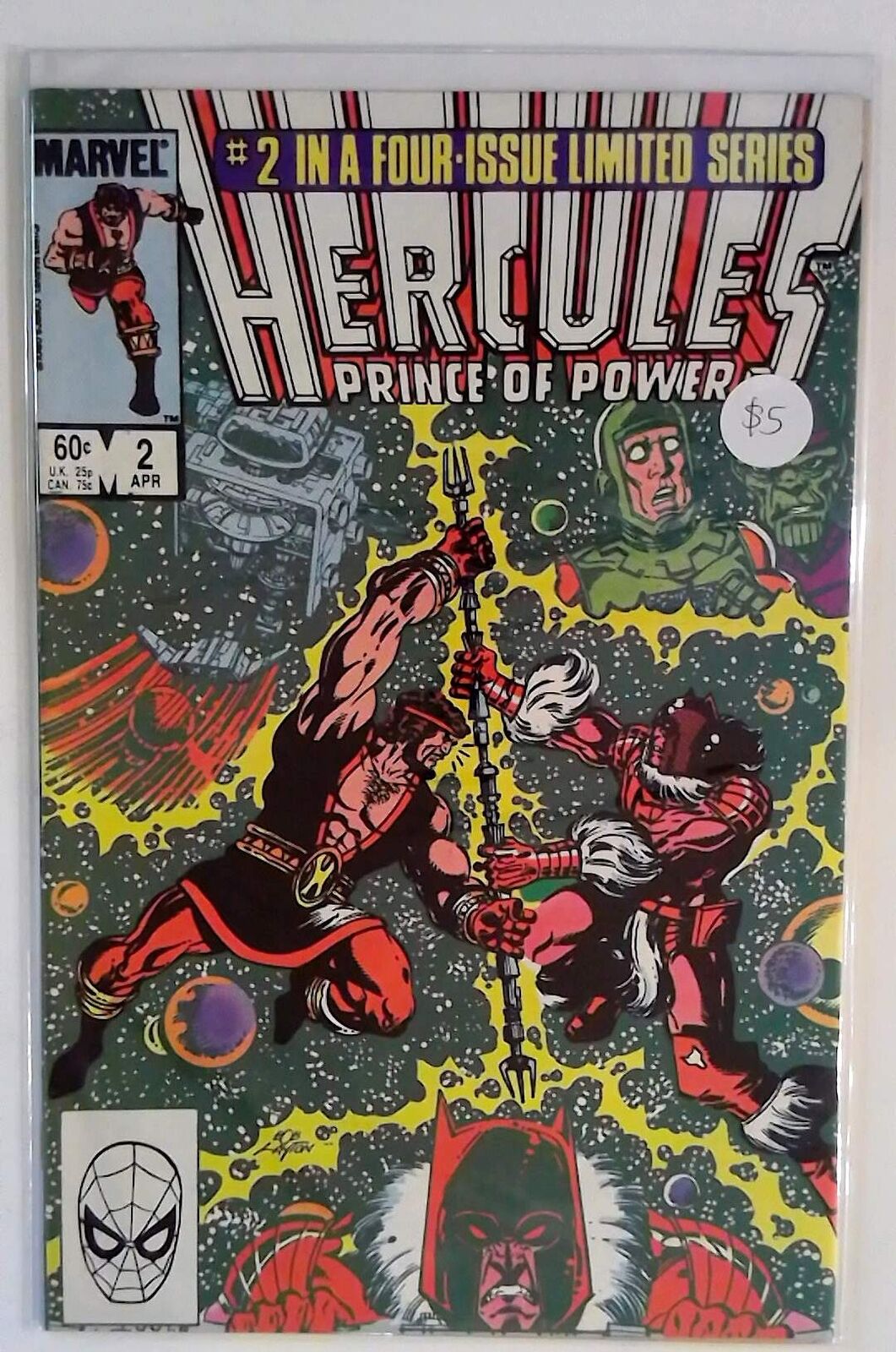 Hercules Prince of Power #2 Marvel (1984) VF 1st Print Comic Book