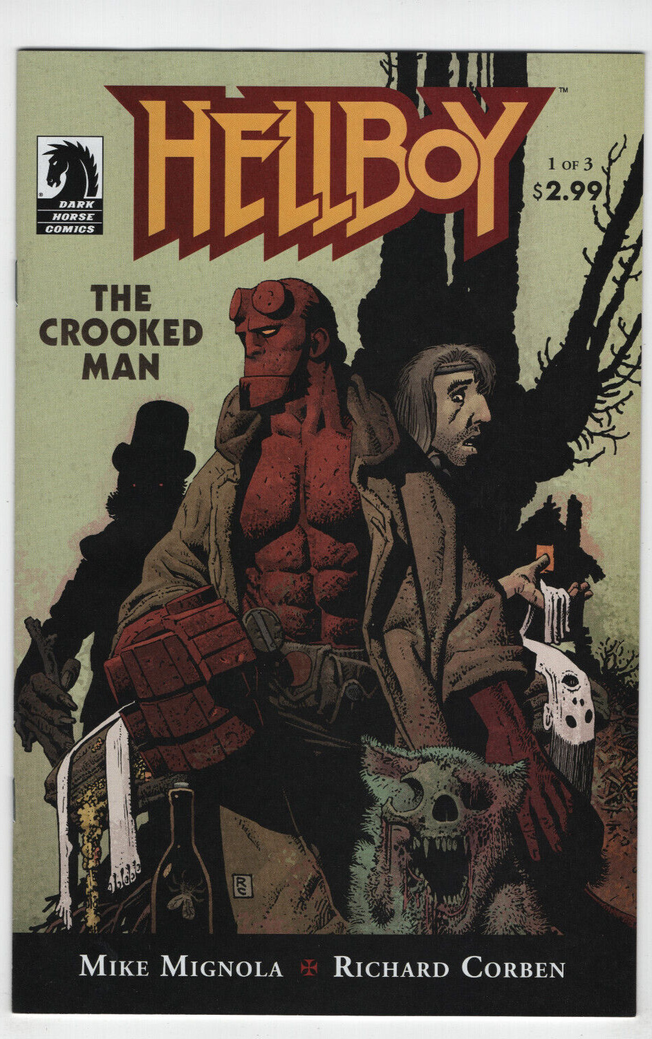 HELLBOY THE CROOKED MAN #1 Mike Mignola Richard Corben Dark Horse Horror Comic