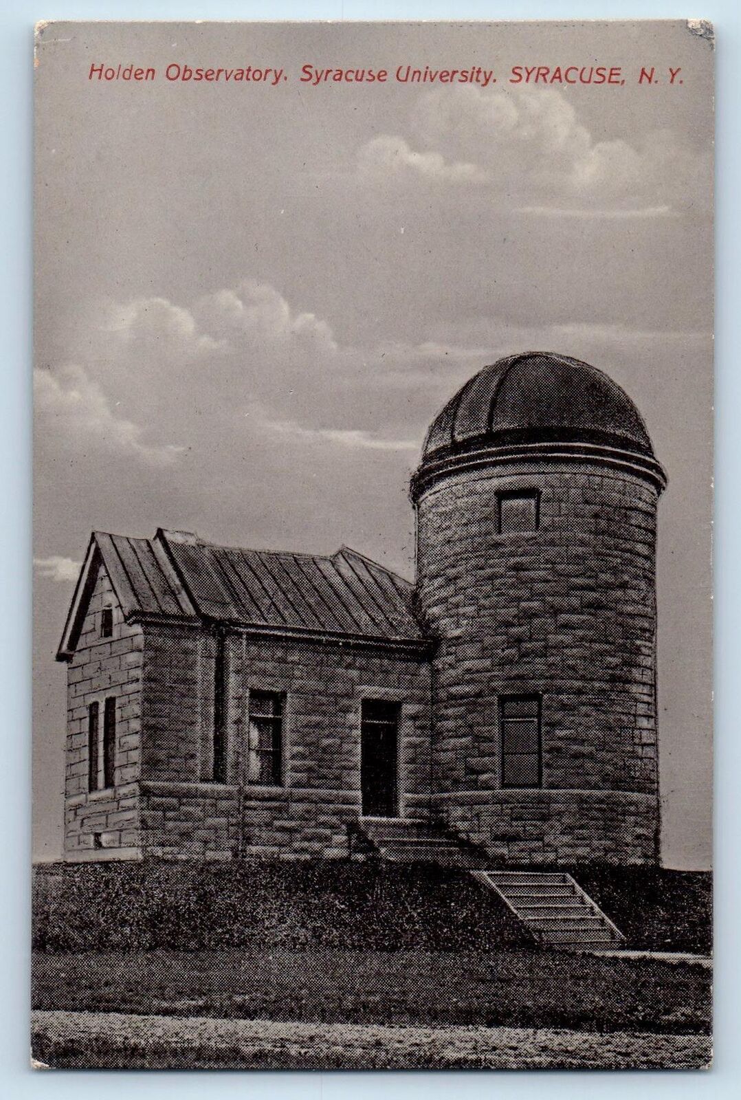Syracuse New York NY Postcard Holden Observatory Syracuse University c1910\'s