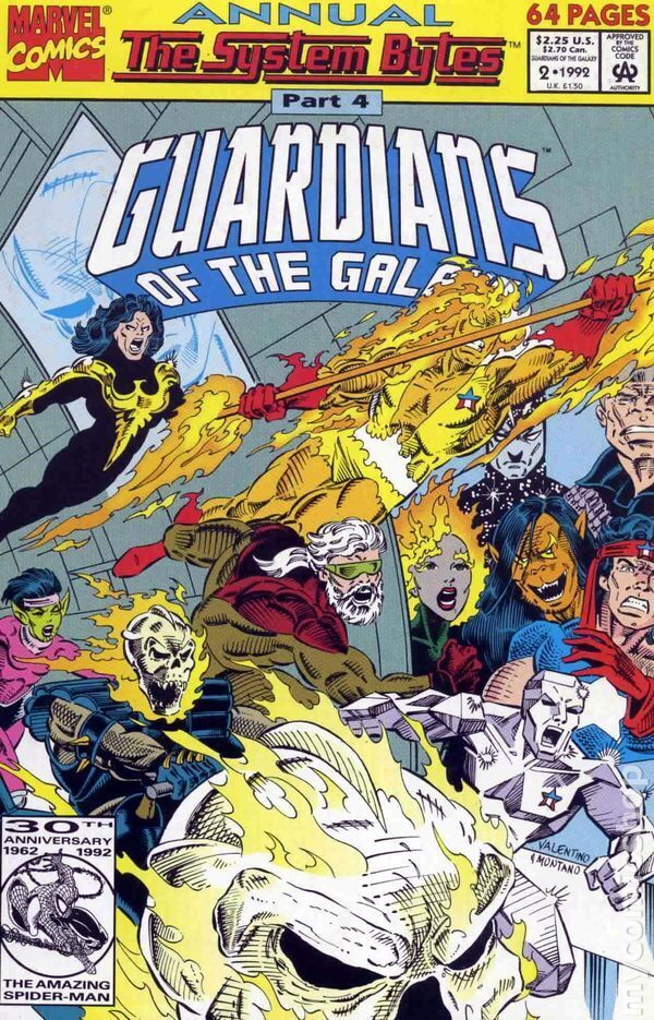 Guardians of the Galaxy Annual #2 FN 1992 Stock Image