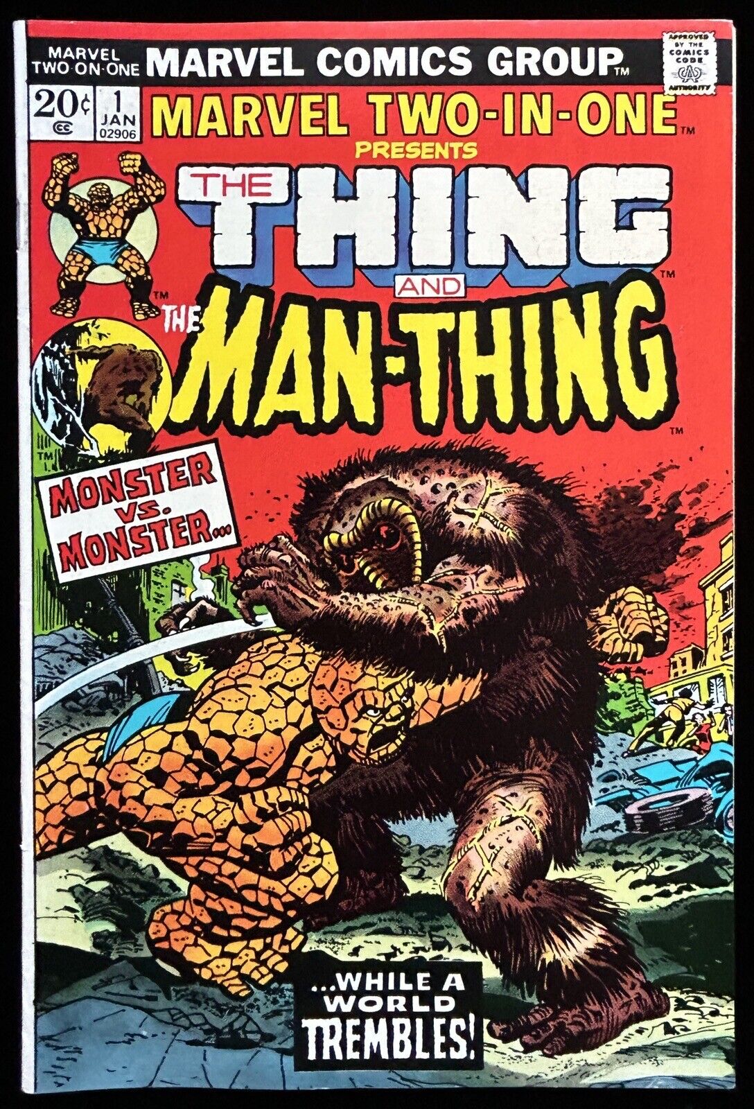 Marvel Two-In-One #1 (1973) Thing And Man-Thing VF+ (8.5) Condition