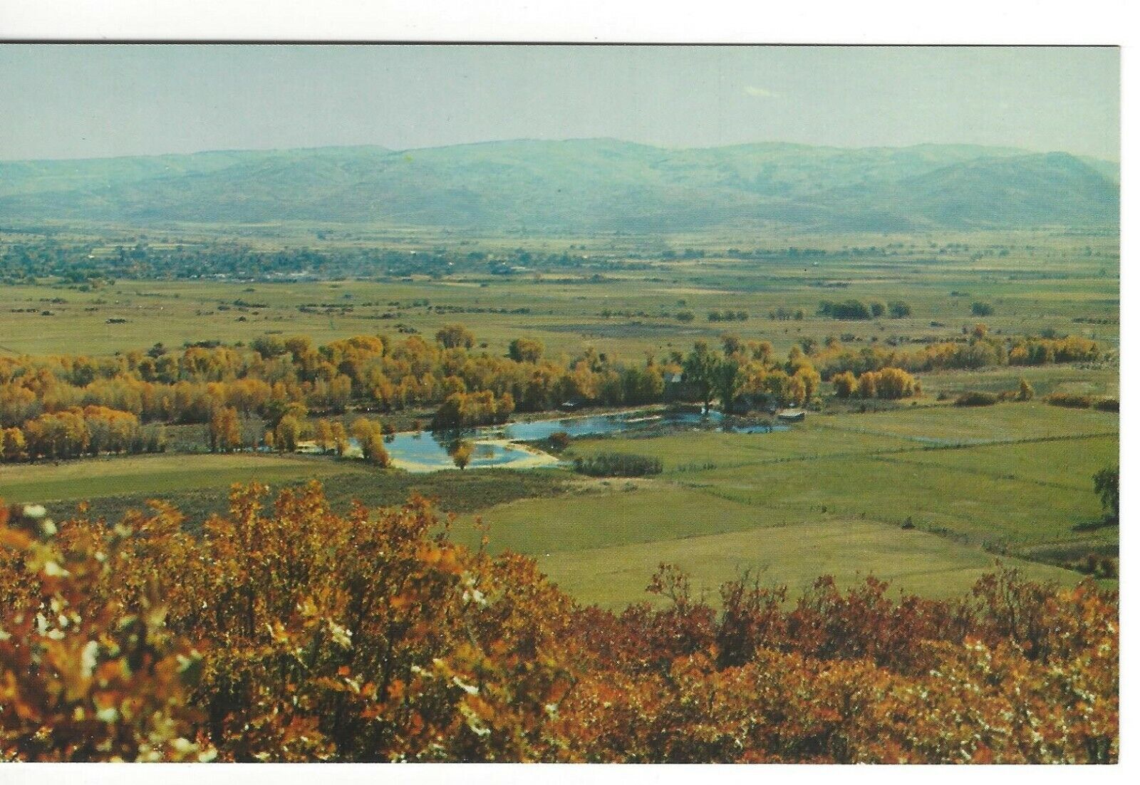 Autumn in Heber Valley, Utah, 1950-1960\'s Unused Postcard Unposted