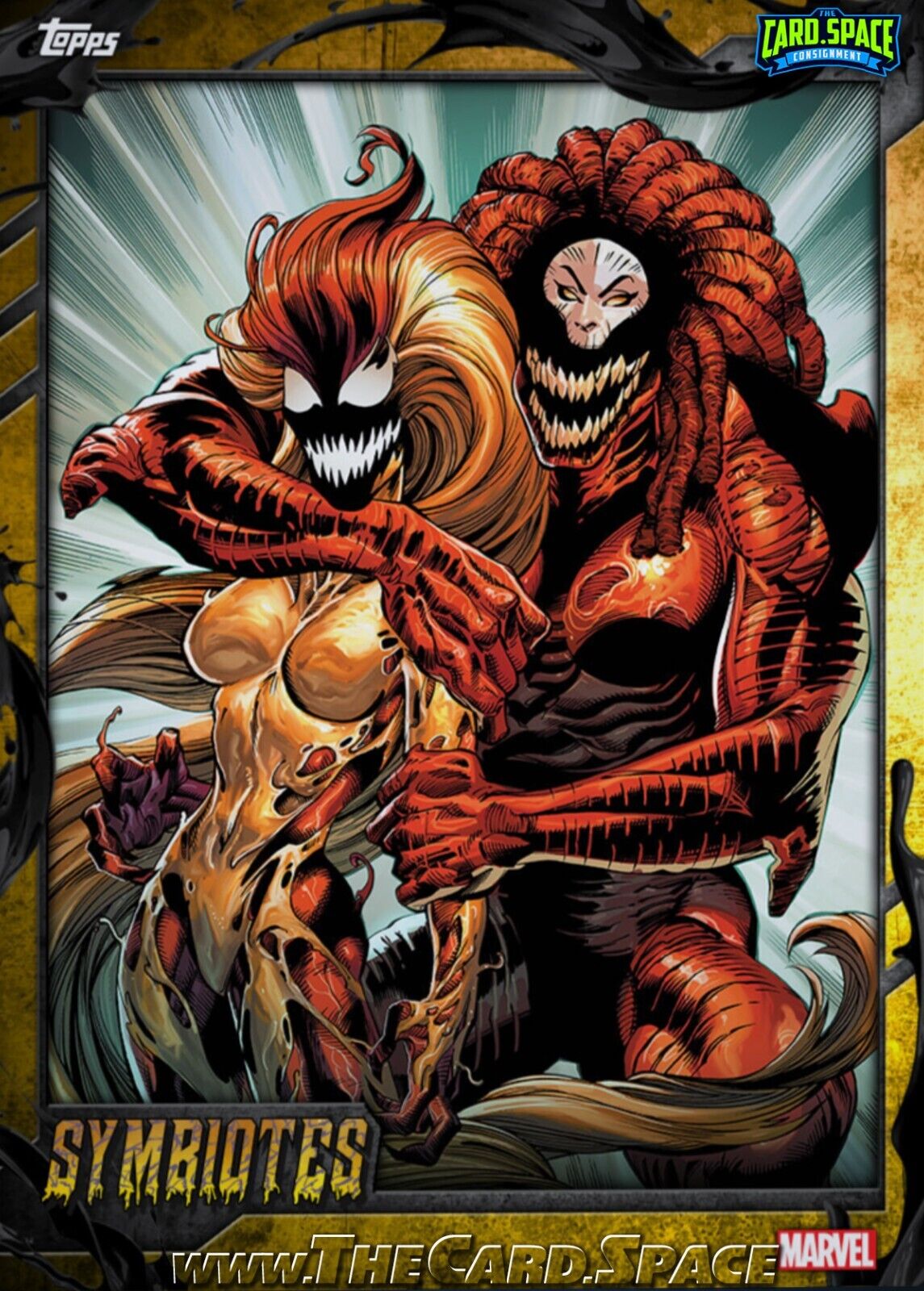 DIGITAL: 2024 Topps Marvel Symbiote Collection - Yellow # Scream & Big Mother