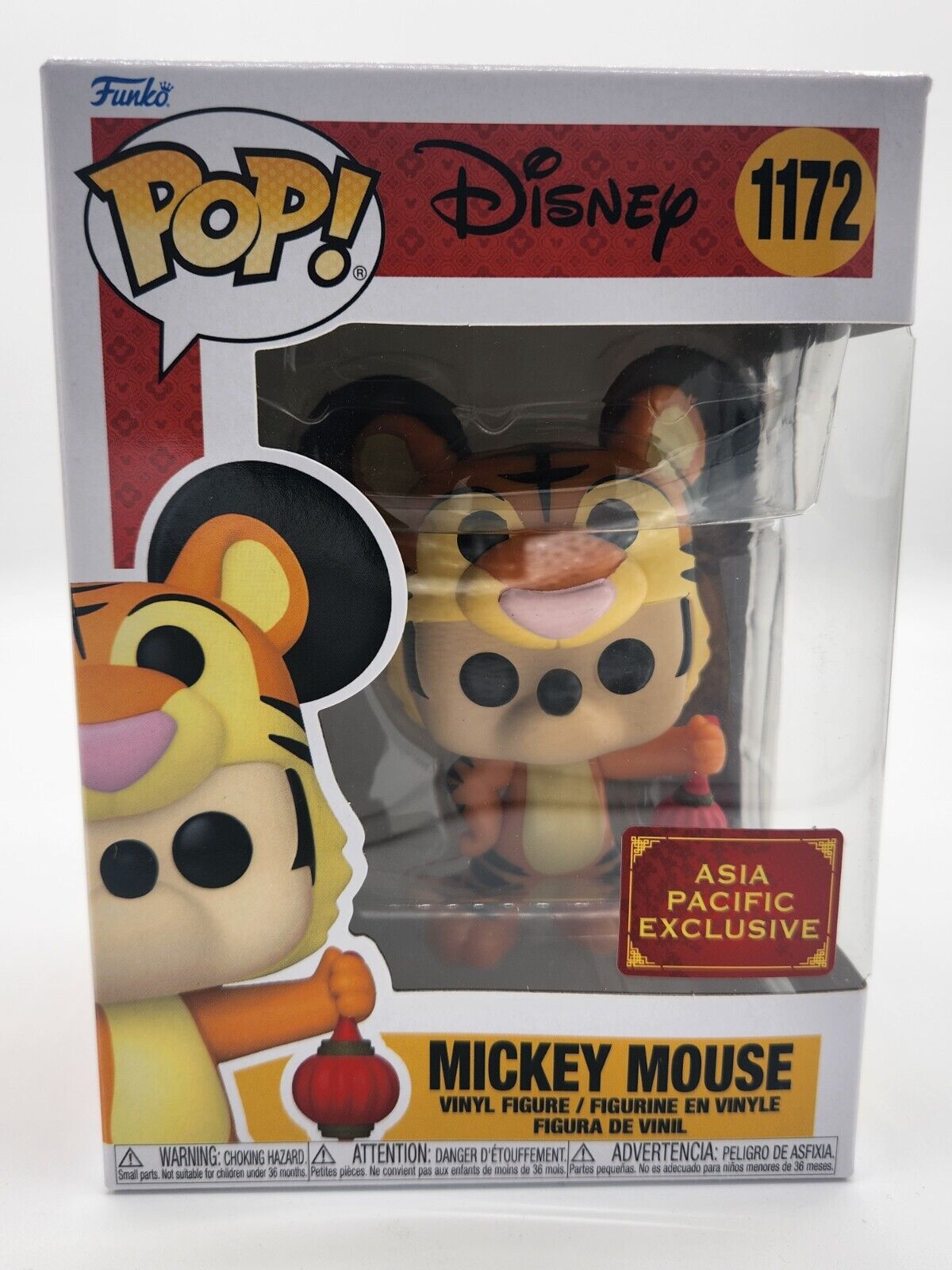 NEW Disney Lunar New Year Pop Vinyl CNY of the Tiger Costume Mickey Mouse [1172]