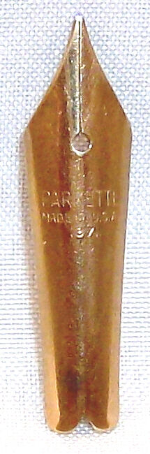 Parker Vintage Parkette Gold Nib--medium point--- NEW OLD STOCK