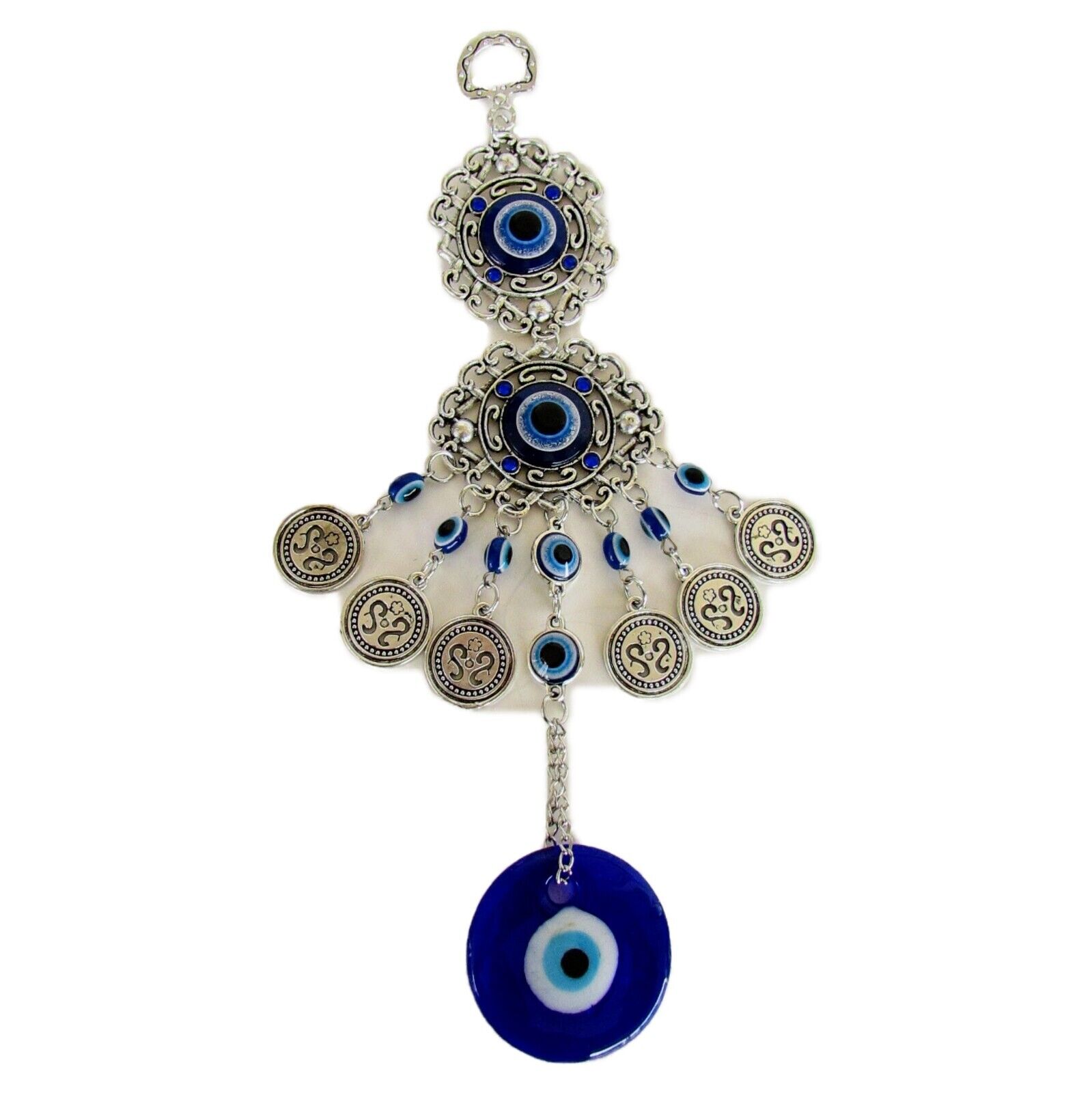 Amuleto Ojo Turco Mal-de-Ojo Azul / Nazar Turkish Blue Evil Eye Hanging Amulet