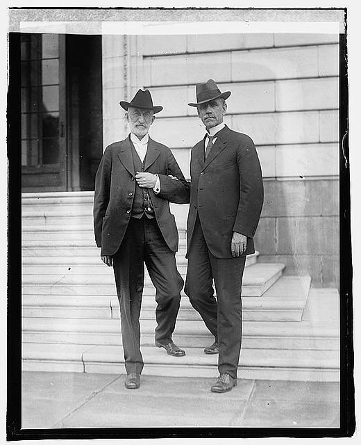 Senator Reed Smoot & Heber J. Grant,President of Mormon Church,1918-1920,1
