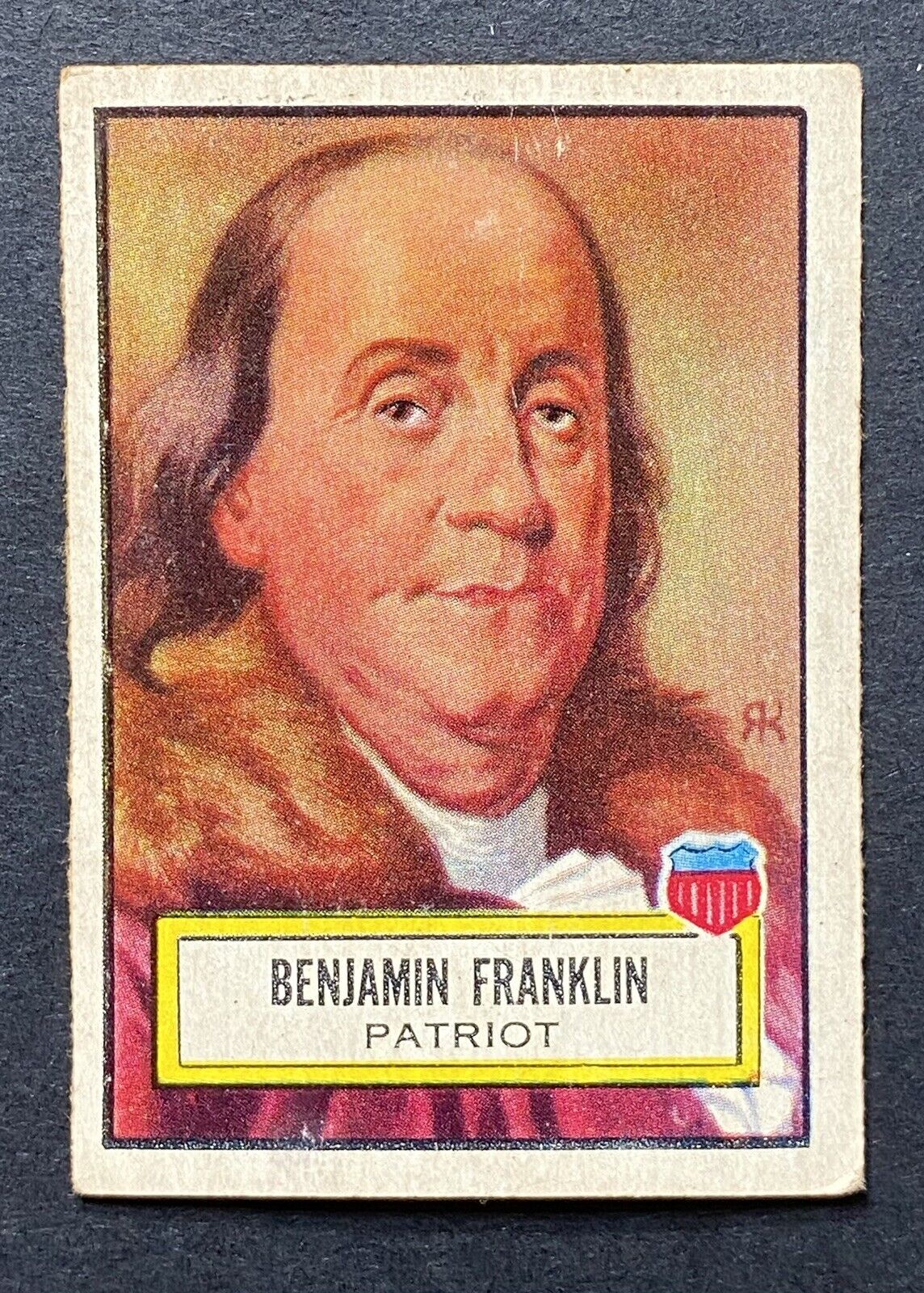 1952 Topps Look \'N See #21 Benjamin Franklin GD-VG d1