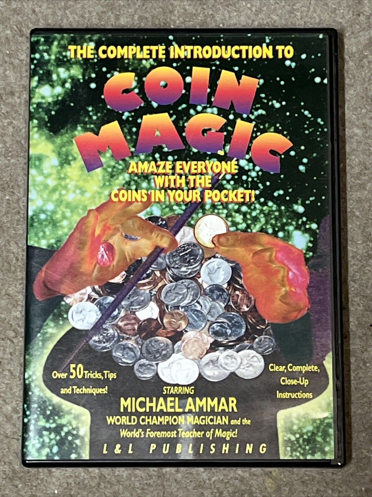 THE COMPLETE INTRODUCTION TO COIN MAGIC by Michael Ammar DVD 