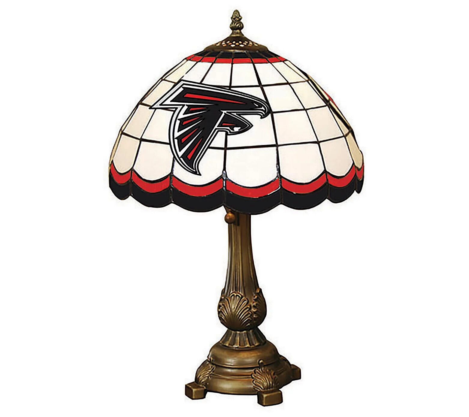 Vintage Atlanta Falcons Tiffany Style Lamp 