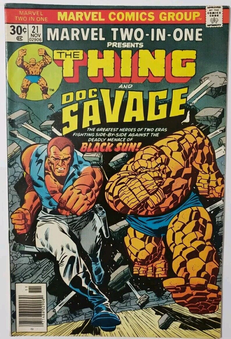 Marvel Two-in-One #21 (1976), Single Issue, Doc Savage, VG-F