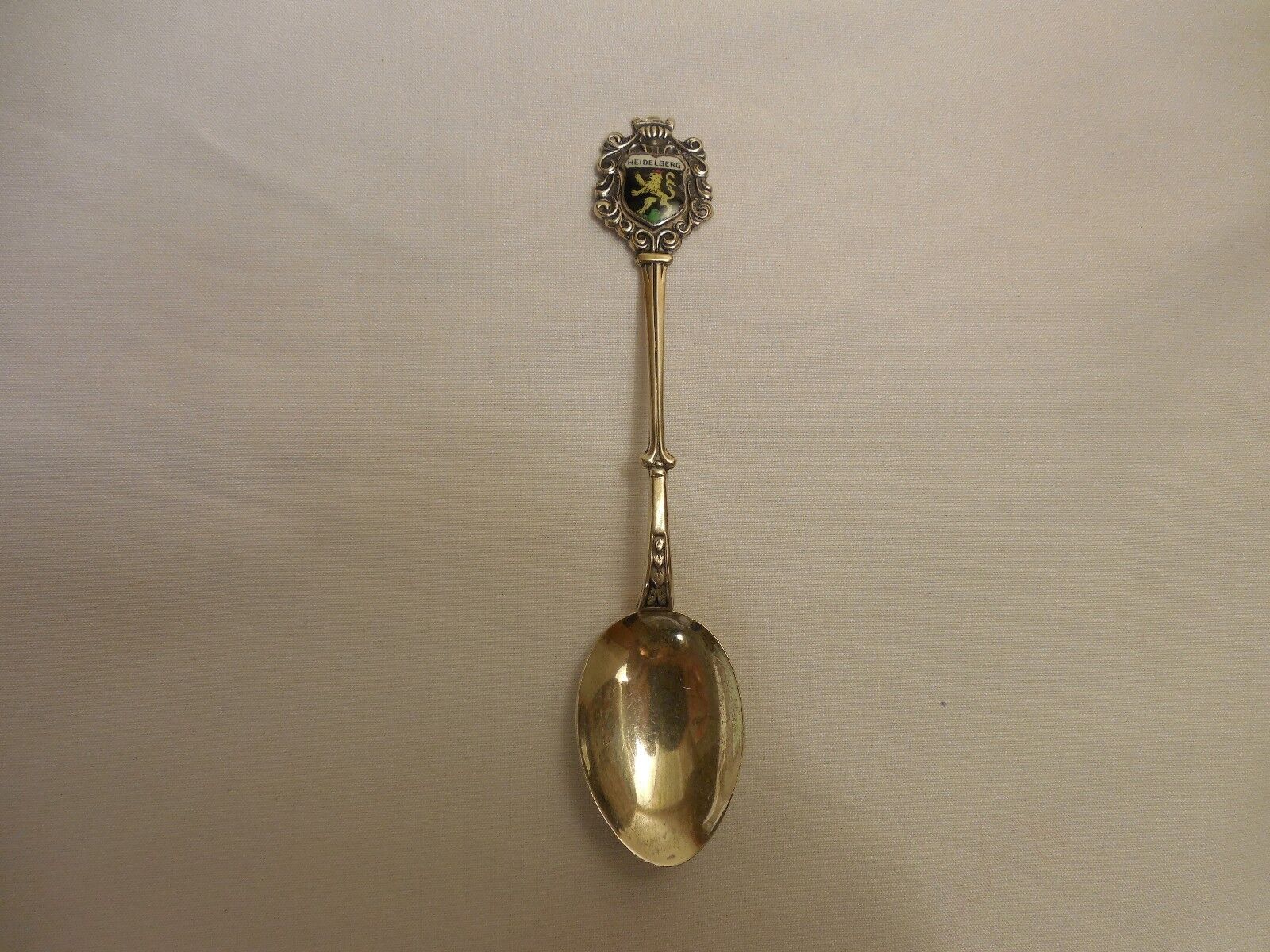 Vintage REU 800 Silver Heidelberg Germany Souvenir Spoon 9.9 Grams
