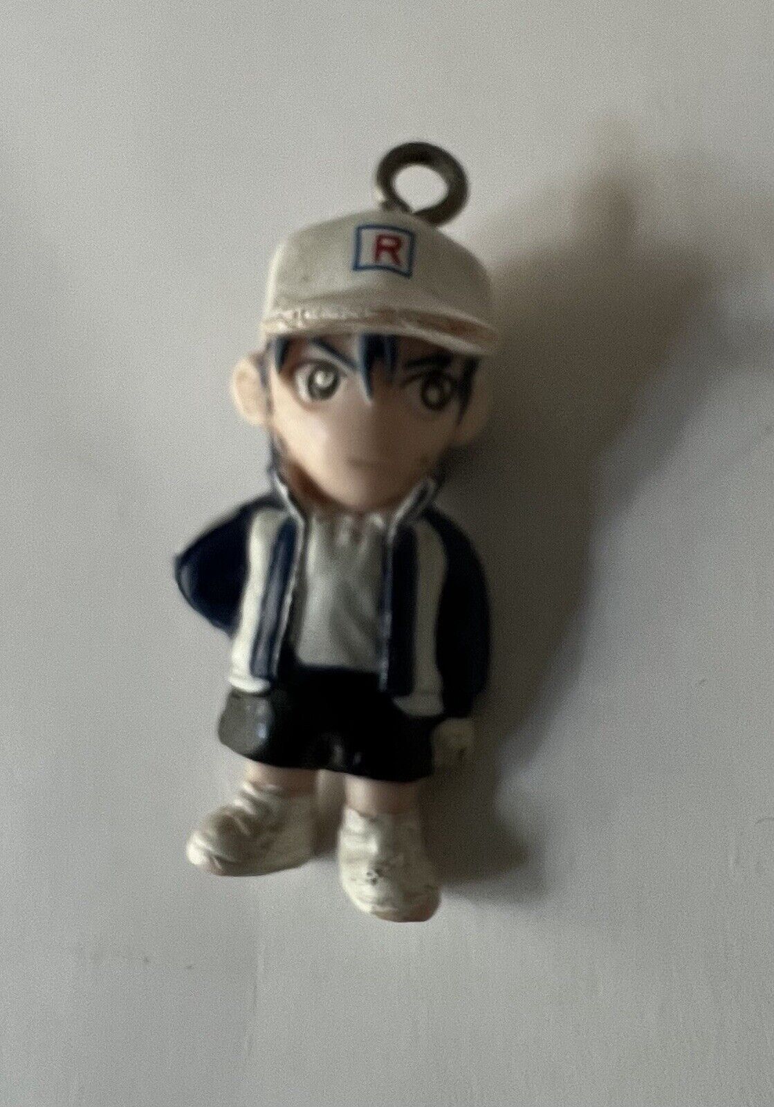 Prince Of Tennis Seigaku Anime Ryoma Echyzen Mini Figure Key Charm /Chain FLAWED