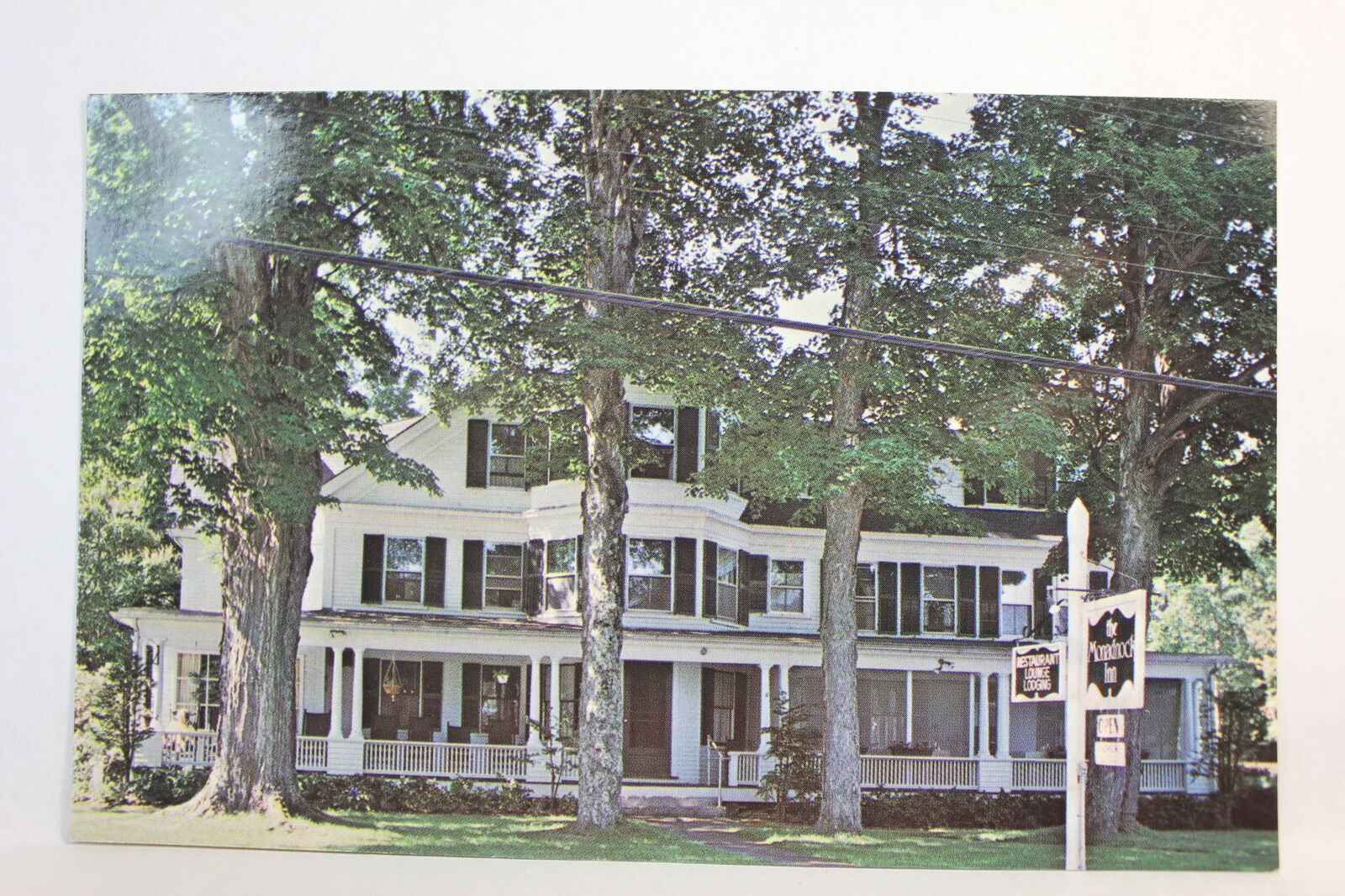 Postcard The Monadnock Inn Jaffrey Center NH J7