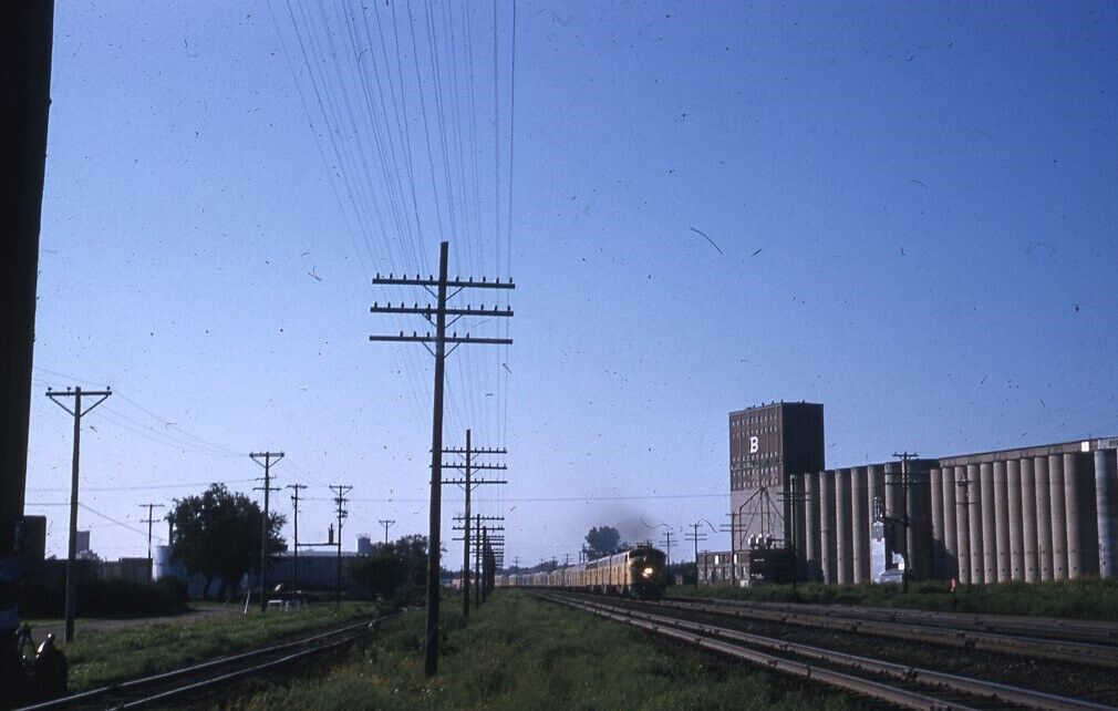 UNION PACIFIC Railroad Train Original 1959 Photo Slide