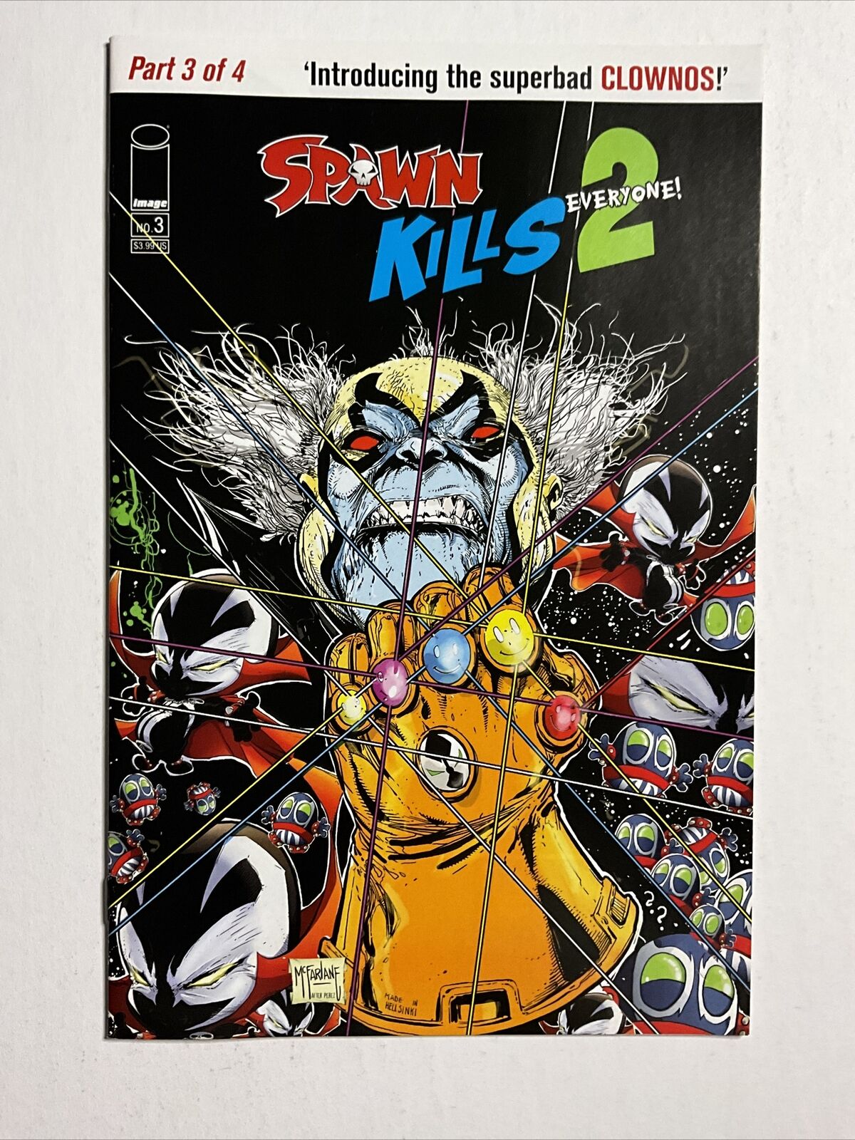 Spawn Kills Everyone Too 2 #3 (2019) 9.4 NM Infinity Gauntlet Homage Variant