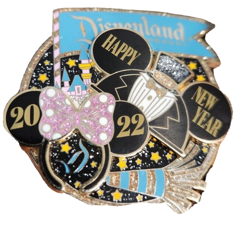 Disney Pin 00049 HAPPY NEW YEAR 2022 DISNEYLAND Artist Proof LE Only 25 made AP