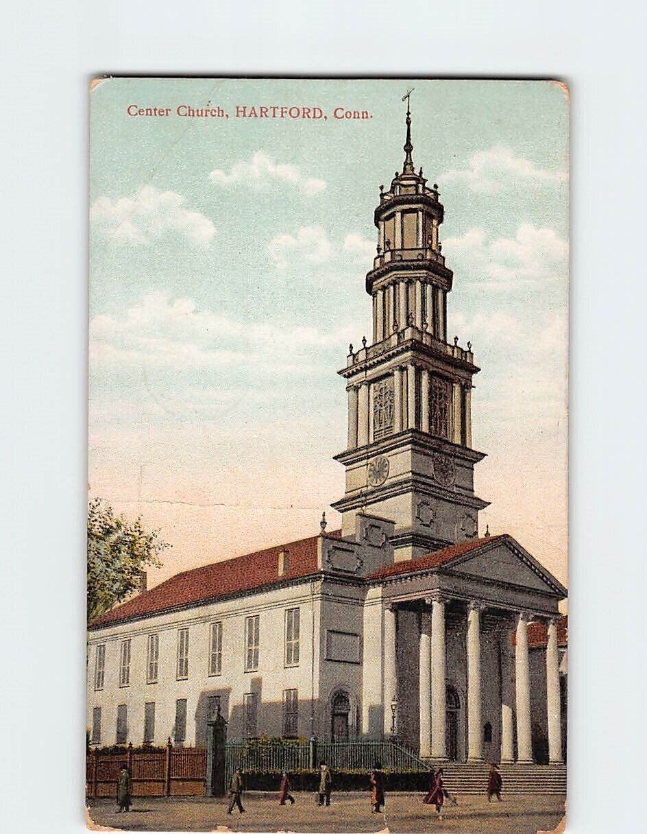 Postcard Center Church, Hartford, Connecticut