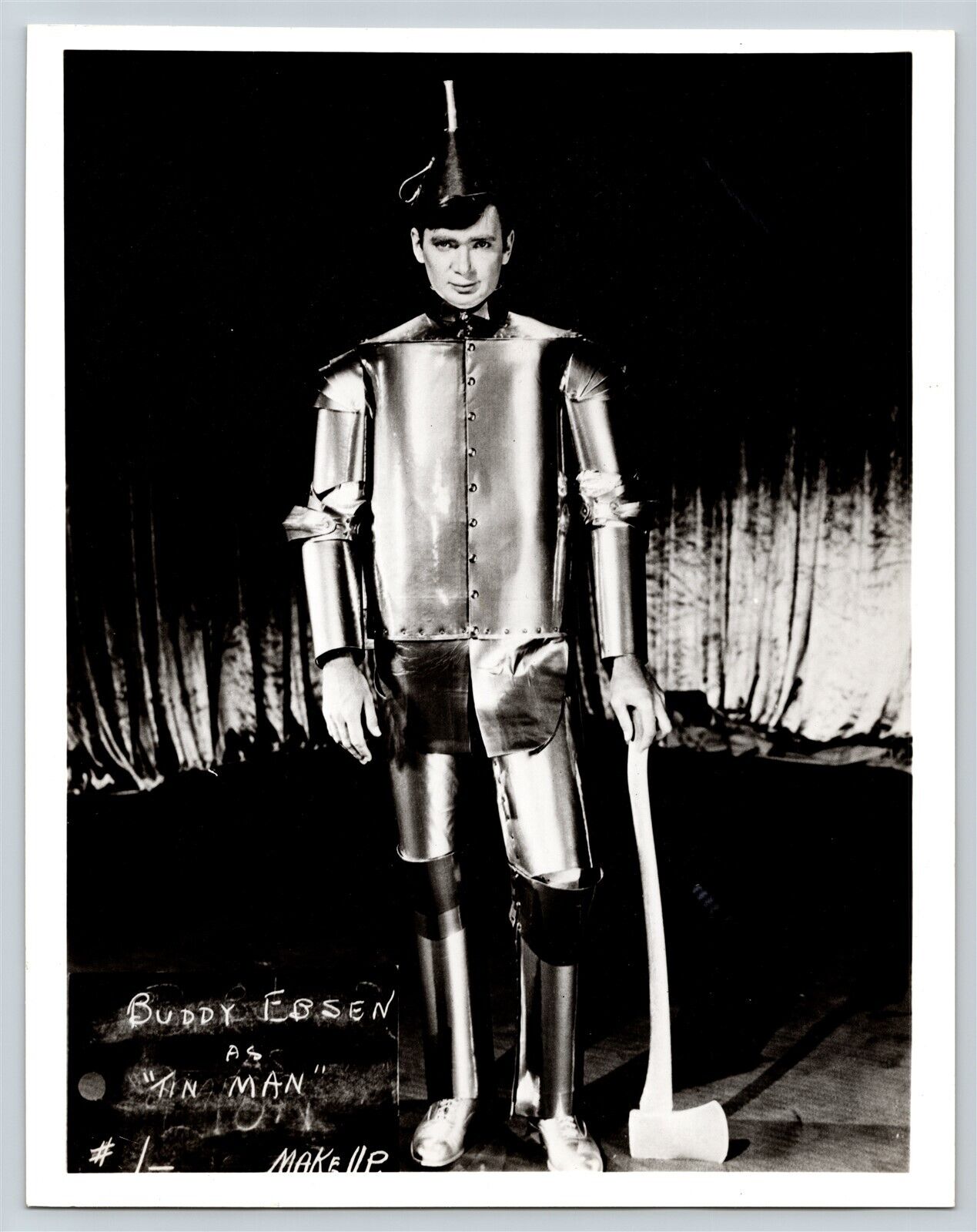 1970\'s Wizard Of Oz Movie Still Photograph Buddy Ebsen As The Tin Man