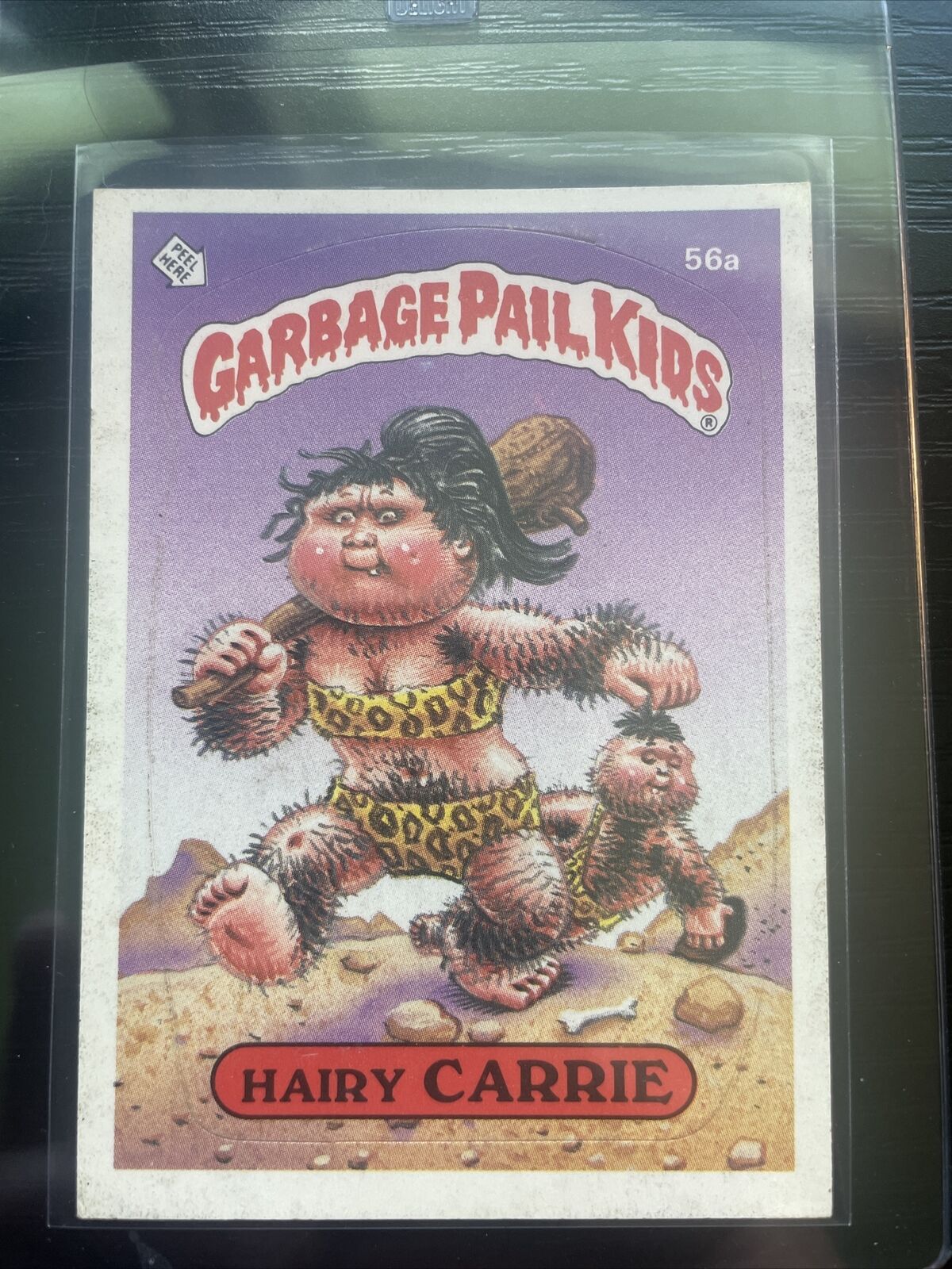 1985 Topps Garbage Pail Kids 2nd Series 2 Matte 56a Hairy Carrie