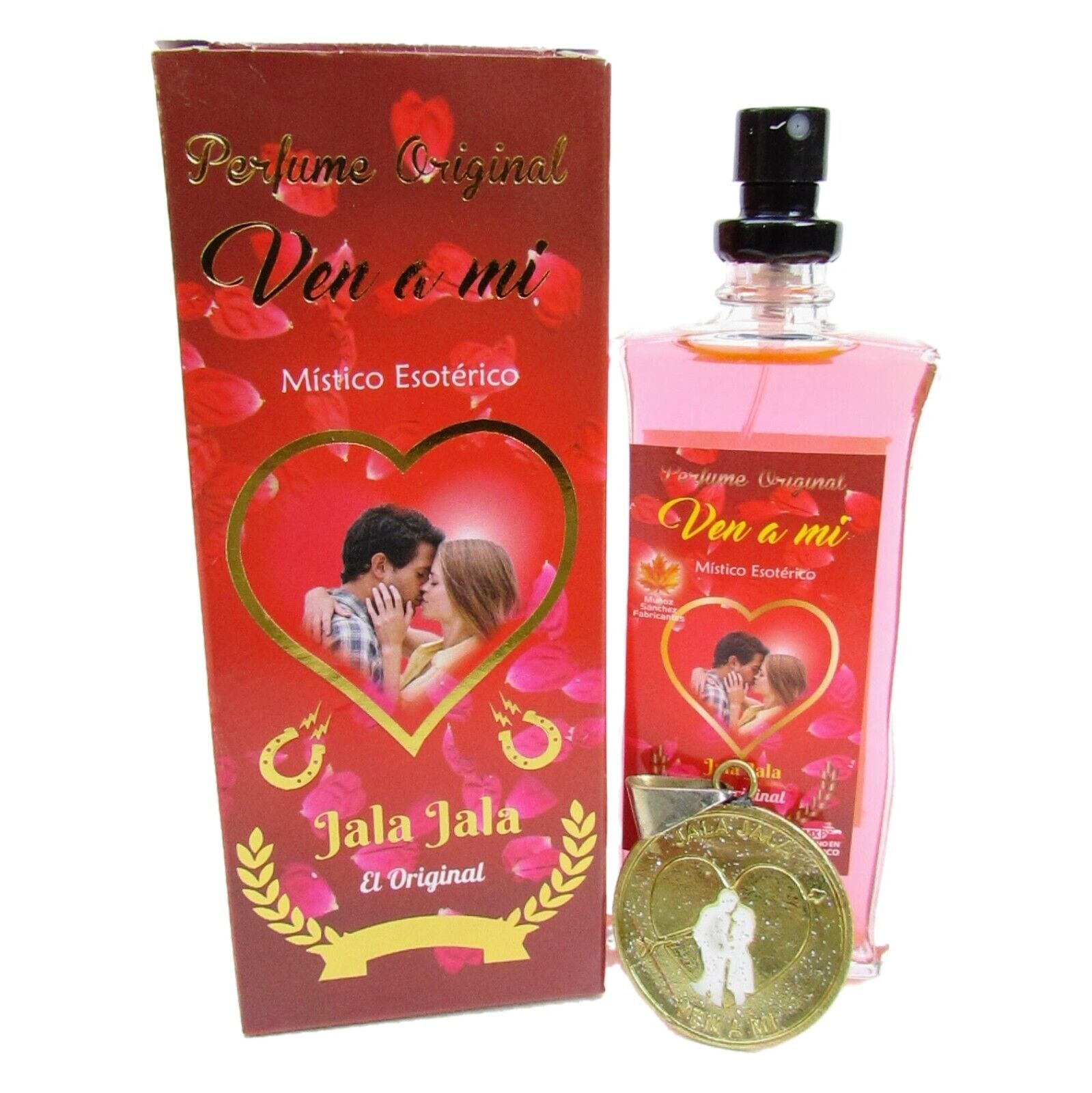 Ven A Mi Perfume Original con Talisman / Come To Me Authentic Perfume w/Talisman