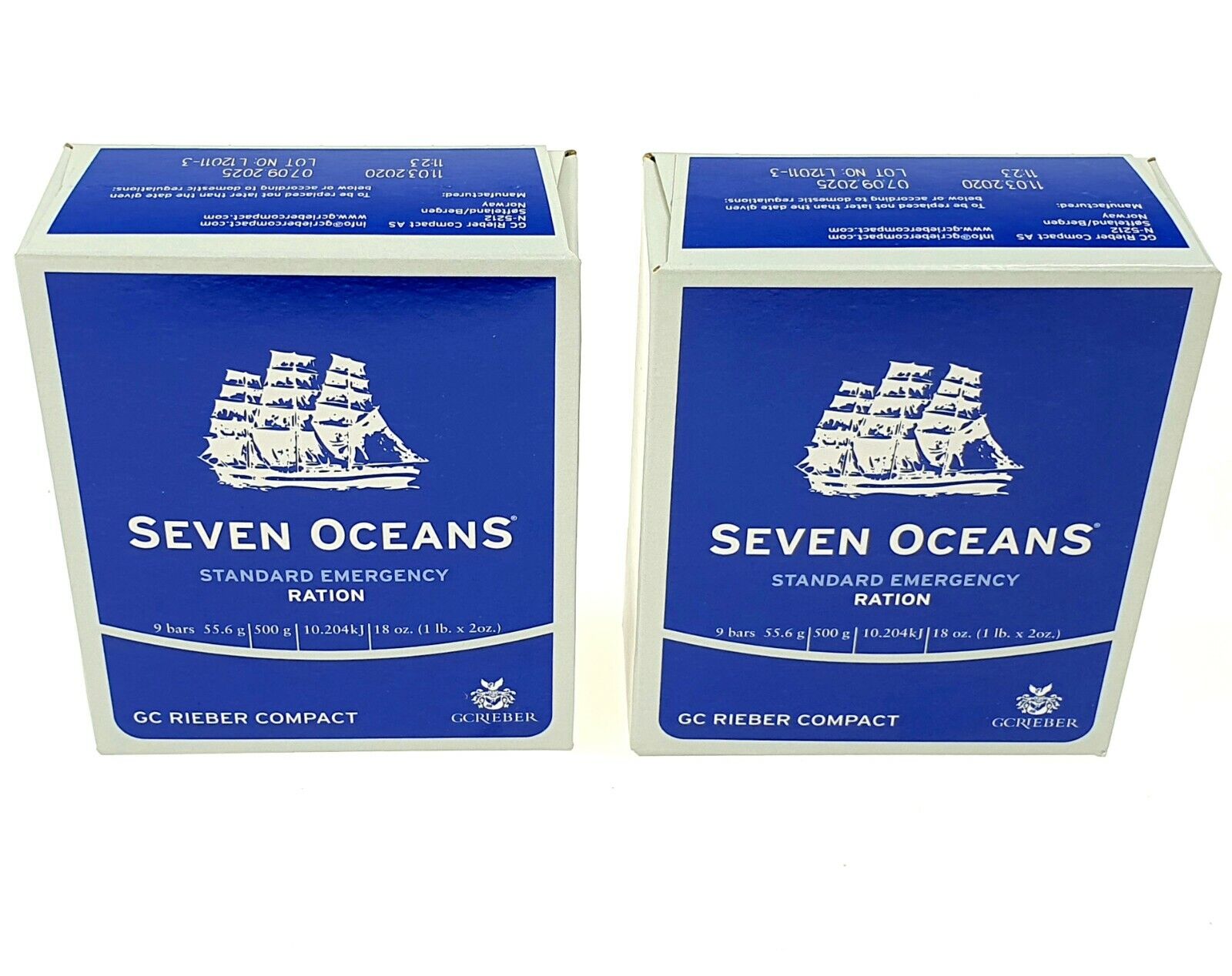 HALAL 2x BOX 500g EMERGENCY FOOD RATION MEAL SURVIVAL BISCUITS SEVEN OCEANS MRE