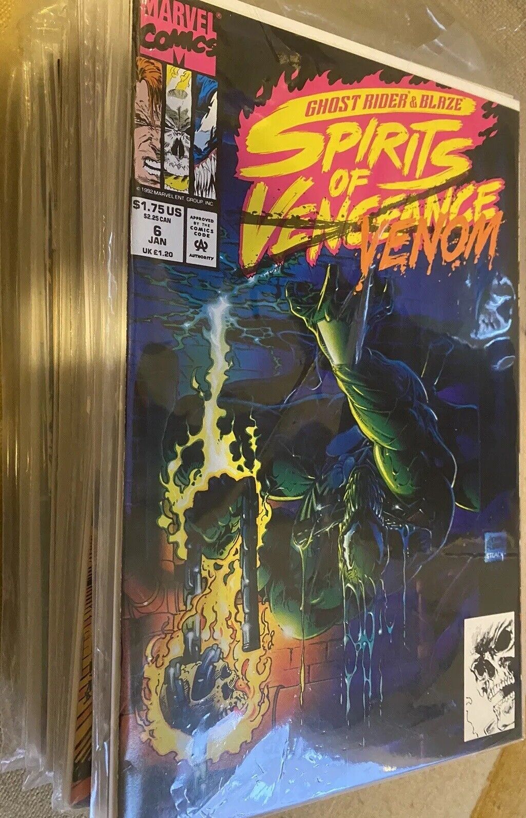 Ghost Rider / Spirits of Vengeance/ Midnight Sons Marvel 1990 big lot 32 OOP HTF