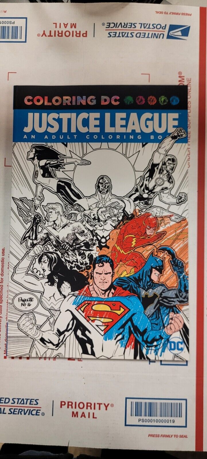Justice League An Adult Coloring Book TPB 