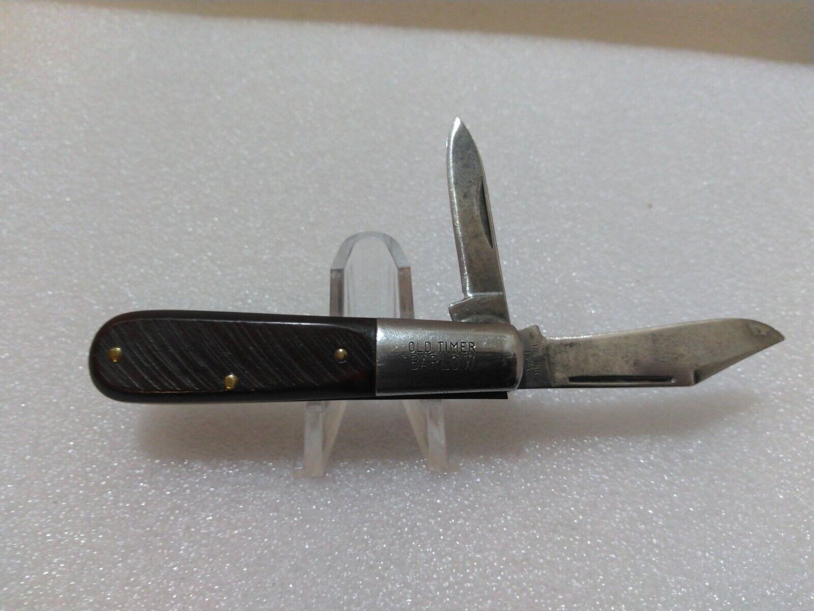Vintage Ulster USA 10OT Old Timer BARLOW 2 Blade pocket knife