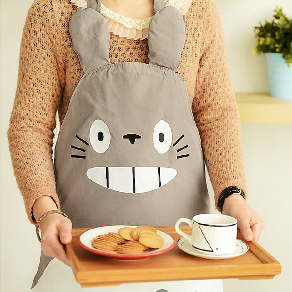 My Neighbor Totoro Aprons Cartoon Wear Vest Costume Novelty Funny for Kitchen