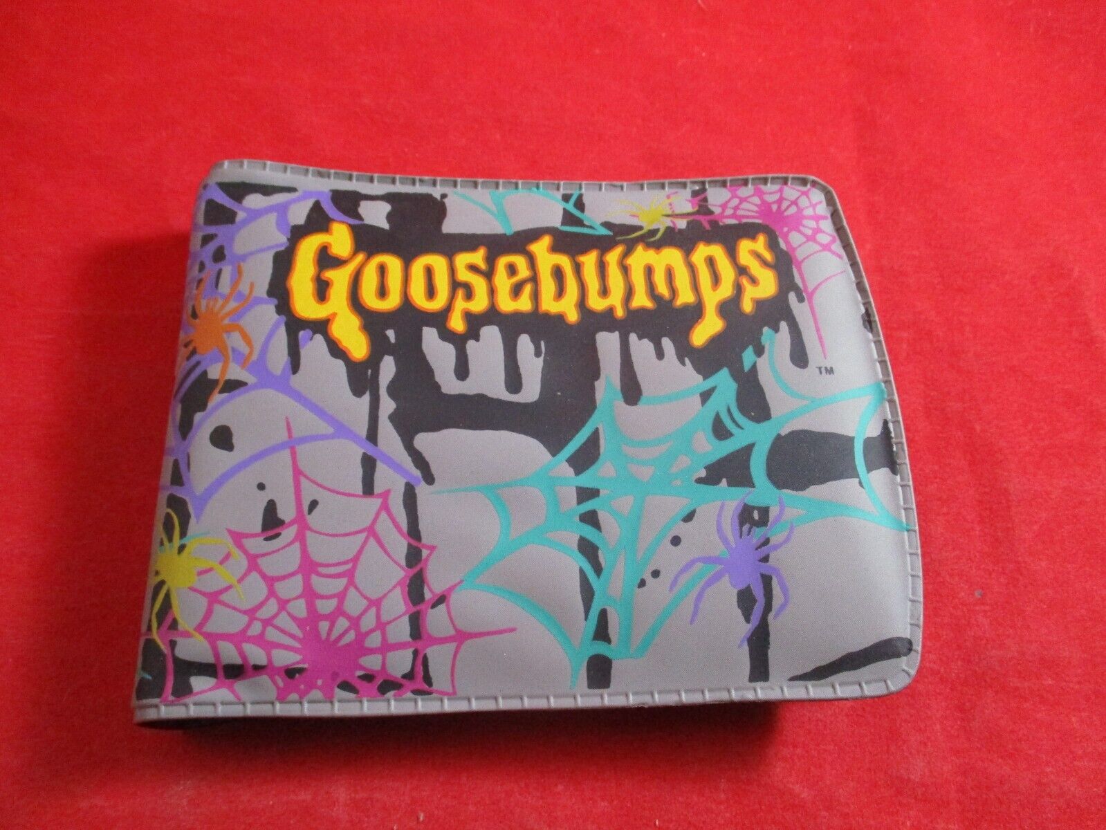R.L. Stine Goosebumps Kids Boys Grey Bifold Wallet