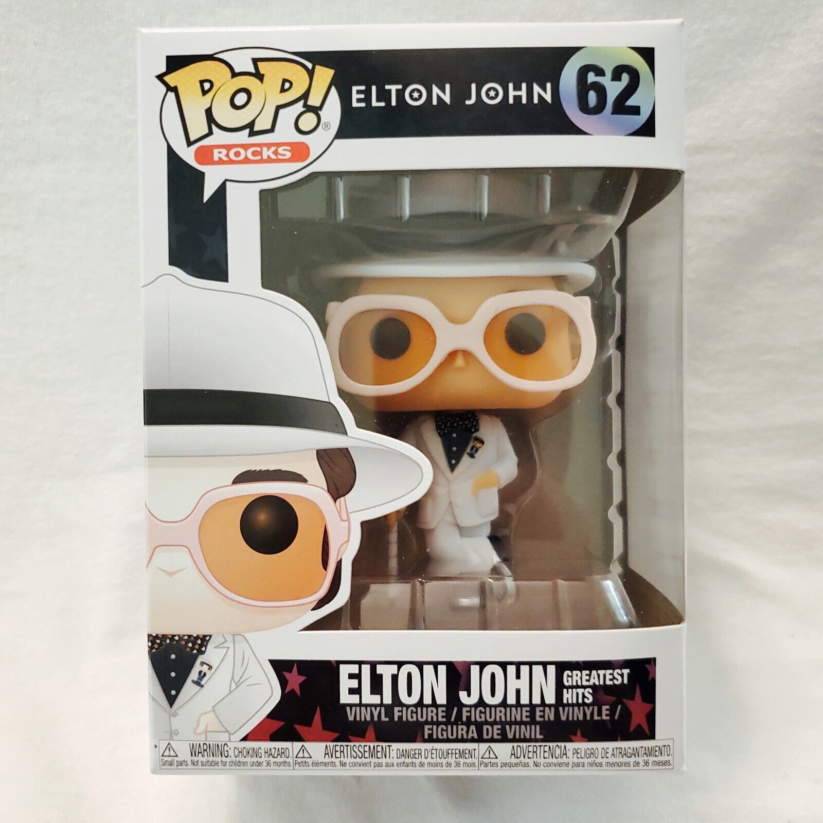 Funko Pop Rocks Elton John - Greatest Hits #62 Vinyl Figure For Sale 